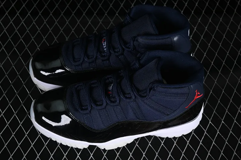 All categories Air Jordan Jordan series basketball shoes Air Jordan 11 Air Jordan 11 Retro AJ11 Joe 11 navy blue high-top basketball shoes CT8012-406